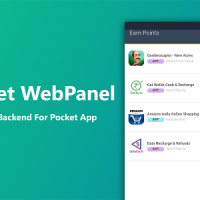 اسکریپت Android Rewards App – POCKET Backend Webpanel