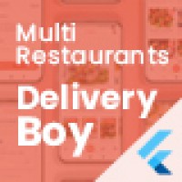 دانلود سورس Delivery Boy For Multi-Restaurants Flutter App