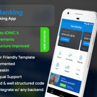 دانلود سورس Online Banking Android App + online banking iOS App Template | Opus Banking (HTML+CSS files IONIC 5)
