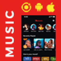 دانلود سورس Modern Music Streaming App Template (HMTL + Css) IONIC 5 | Musicvic