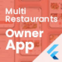 دانلود سورس Manager / Owner for Multi-Restaurants Flutter App