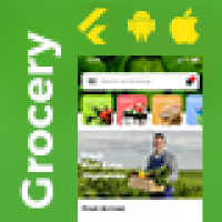 دانلود سورس Grocery Flutter App Template | 3 Apps | User App + Seller App + Delivery App | GroShop