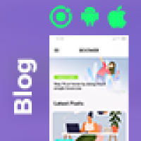 دانلود سورس Blog Android App + Blog iOS App IONIC 5 Full Application | Boomer