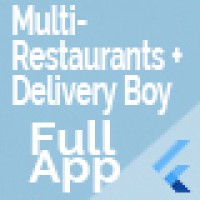 دانلود سورس Multi-Restaurants Flutter App + Delivery Boy App + PHP Laravel Admin Panel