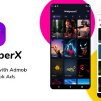 دانلود سورس WallpaperX – Wallpaper app with Admin Panel , Admob and Facebook ads