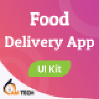دانلود سورس Food Delivery App Flutter UI Kit – User & Delivery Man App
