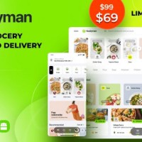 Foodyman – Multi-Restaurant Food and Grocery Ordering and Delivery Marketplace (Web & Customer Apps)