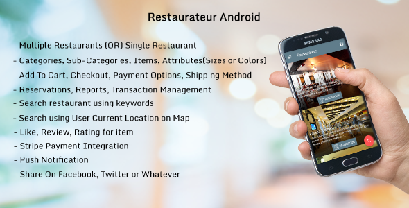 Restaurateur Android