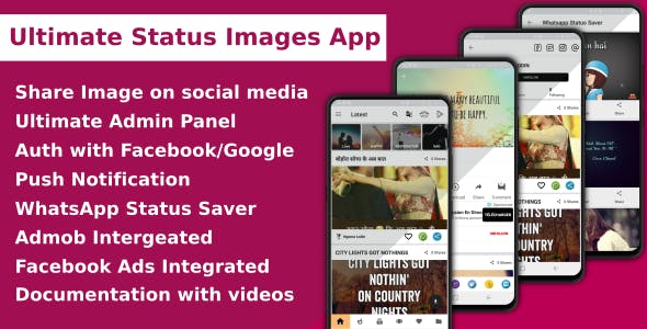 Ultimate Status Image App