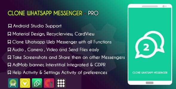 اپلیکیشن Clone Whatsapp Messenger