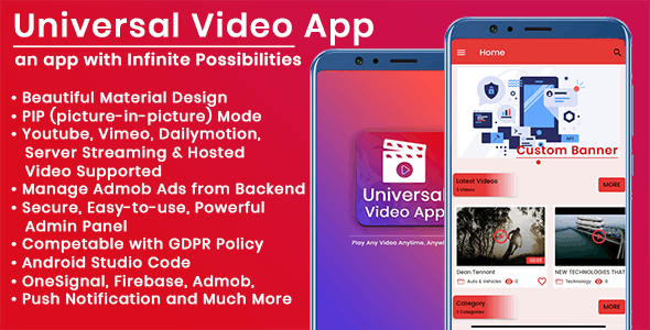 Universal Video app
