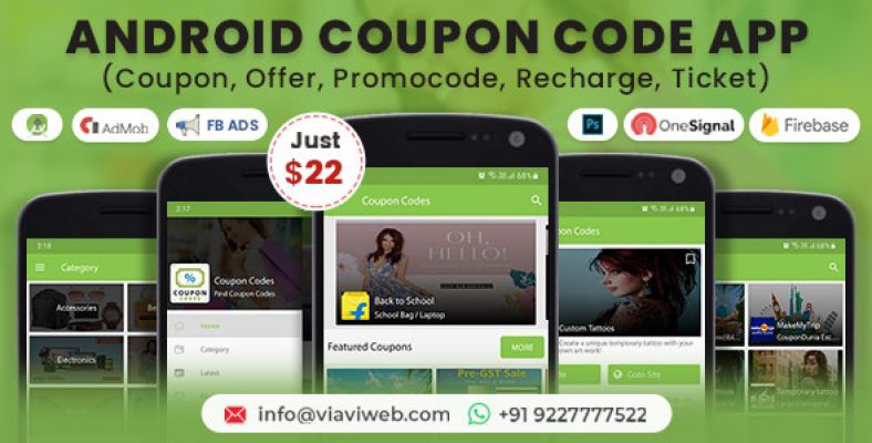 Android Coupon Code App