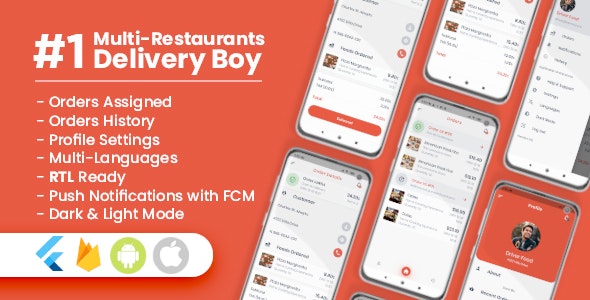 Delivery Boy Multi-Restaurants