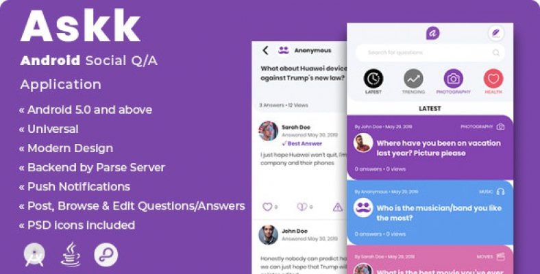 Android Social Questions/Answers