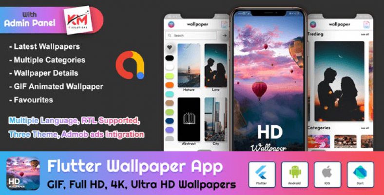 Flutter HD Wallpapers App
