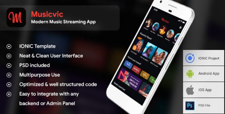 Modern Music Streaming App
