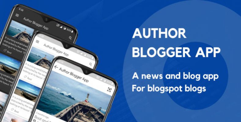 Author Blogger App
