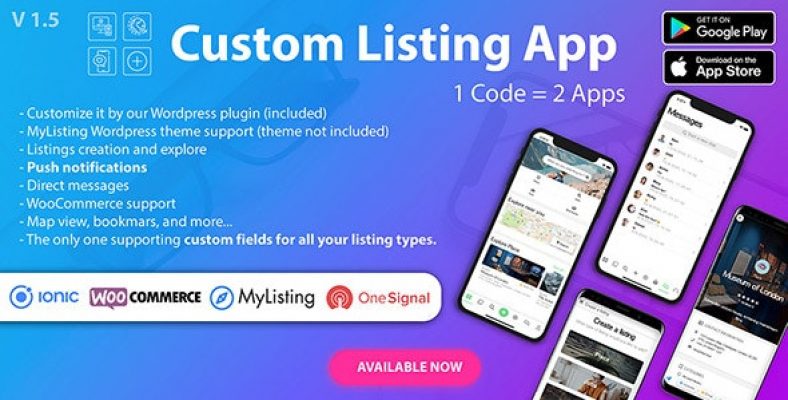 Custom Listing App