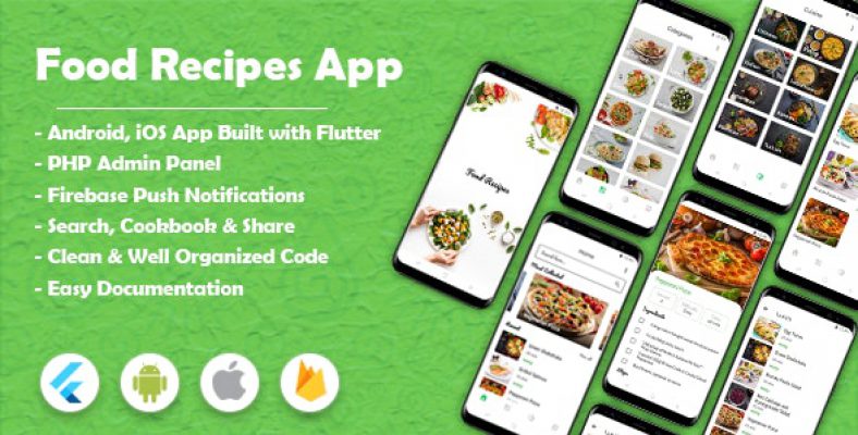 Food Recipes Flutter